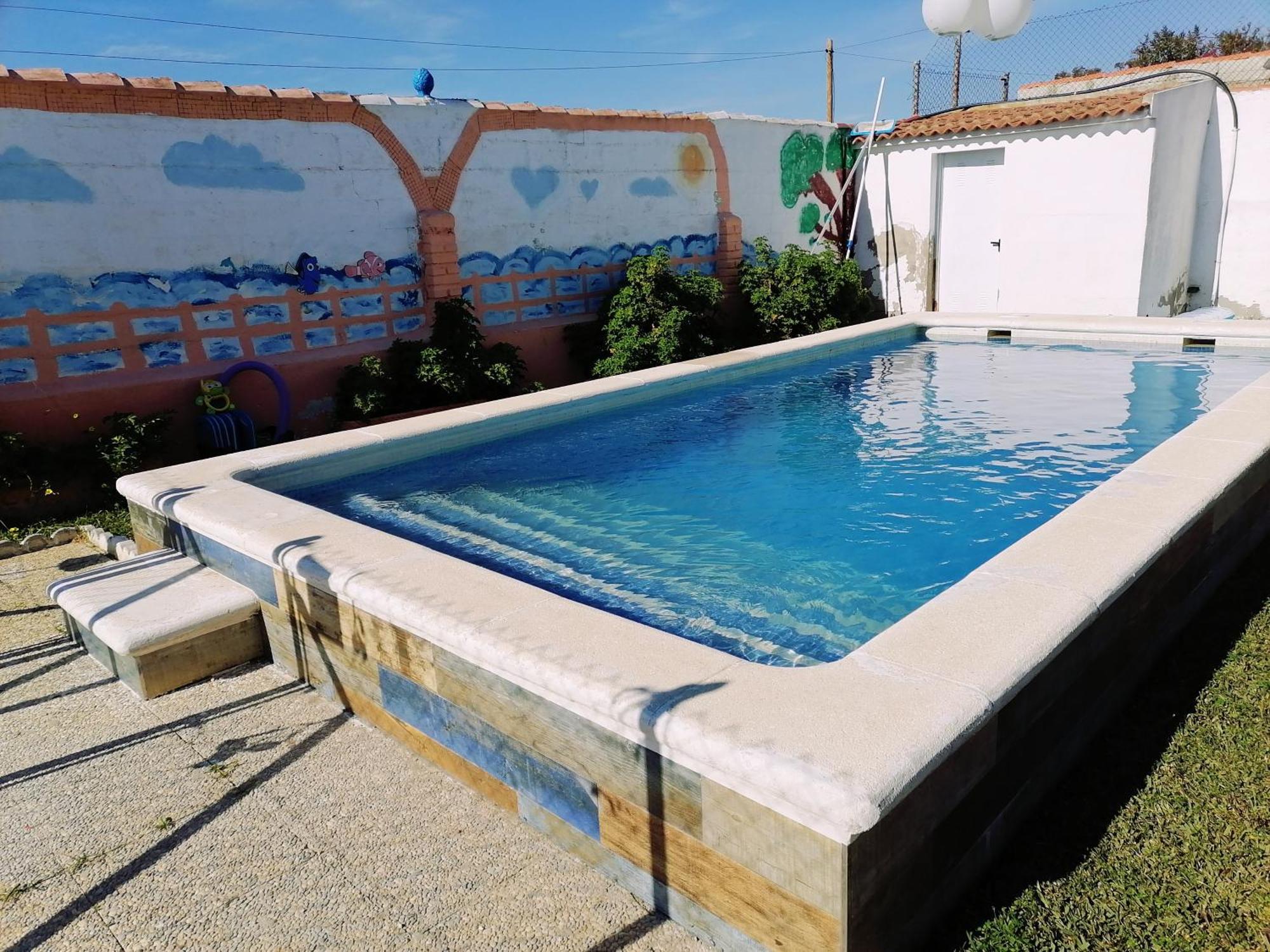 Mis Princesas, con Barbacoa, Piscina, Parking privado y wifi Chiclana de la Frontera Exterior foto
